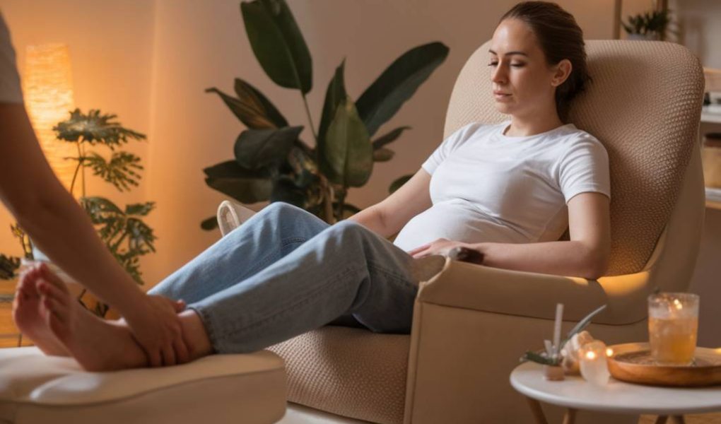 « Les bienfaits du massage des pieds pour soulager la fatigue post-partum »