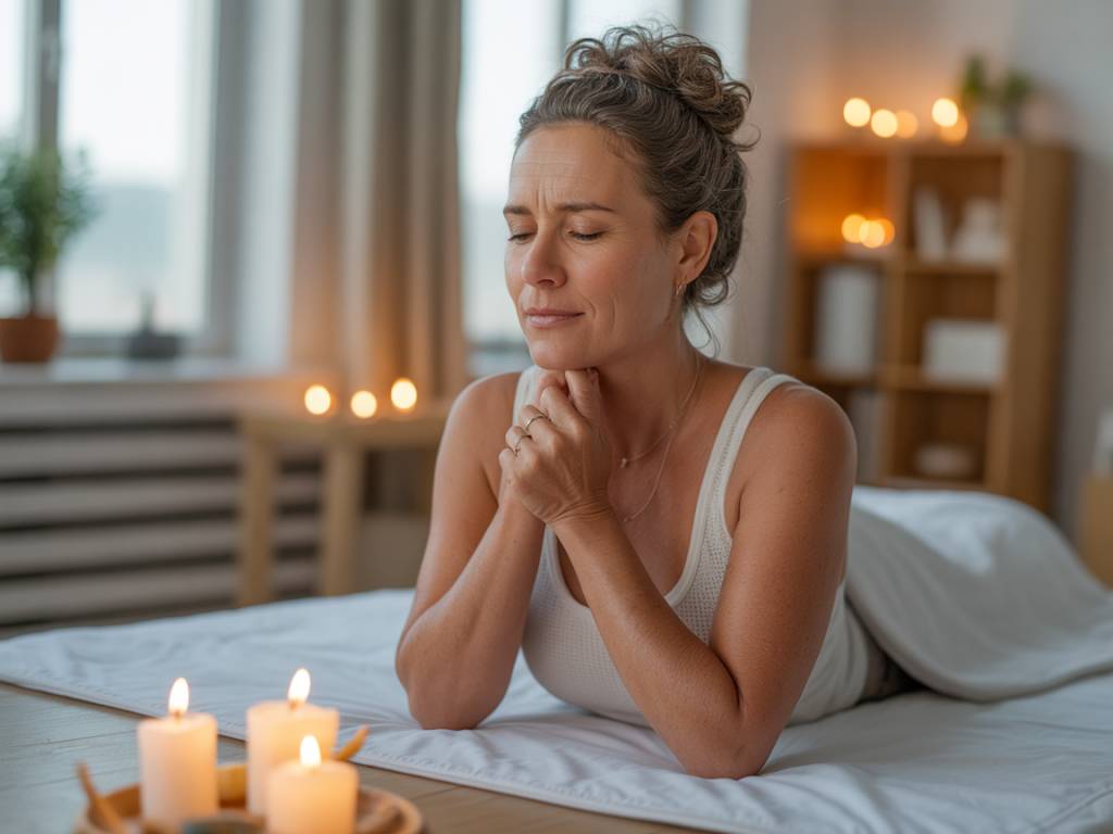 Ménopause et massages bien-être : soulager les bouffées de chaleur et retrouver l’équilibre hormonal