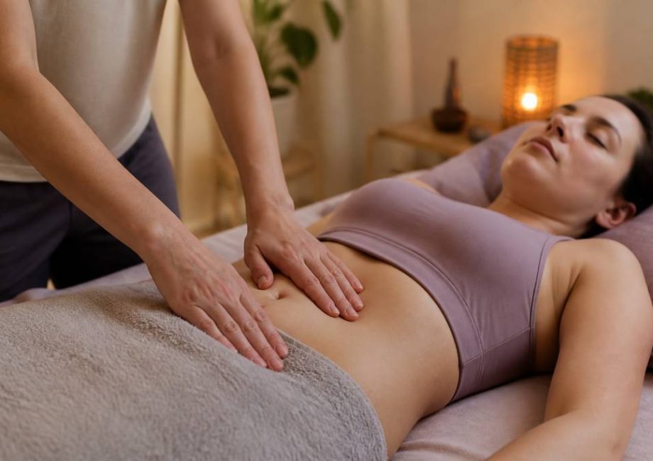 Massage du ventre après césarienne : un rituel doux pour favoriser la récupération et apaiser les tensions
