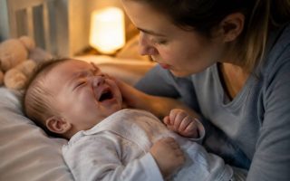 Poussée dentaire et hurlement la nuit : quels soins et rituels pour apaiser bébé ?