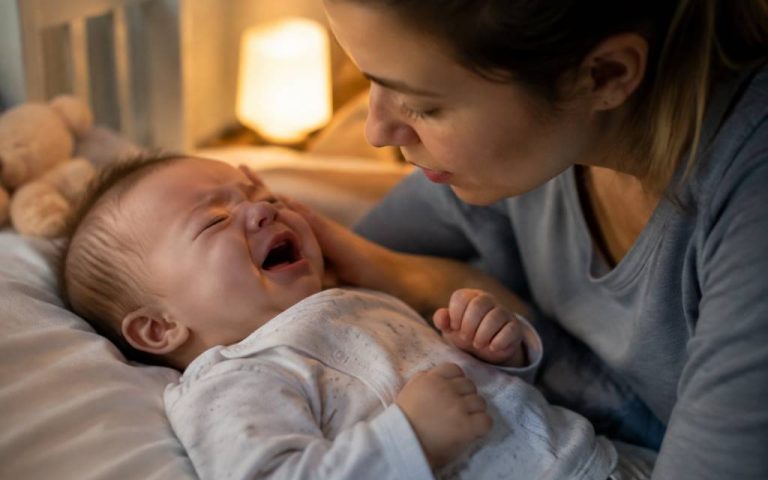 Poussée dentaire et hurlement la nuit : quels soins et rituels pour apaiser bébé ?